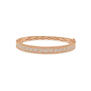 14k Gold & Diamond Bangle - 1.18ct