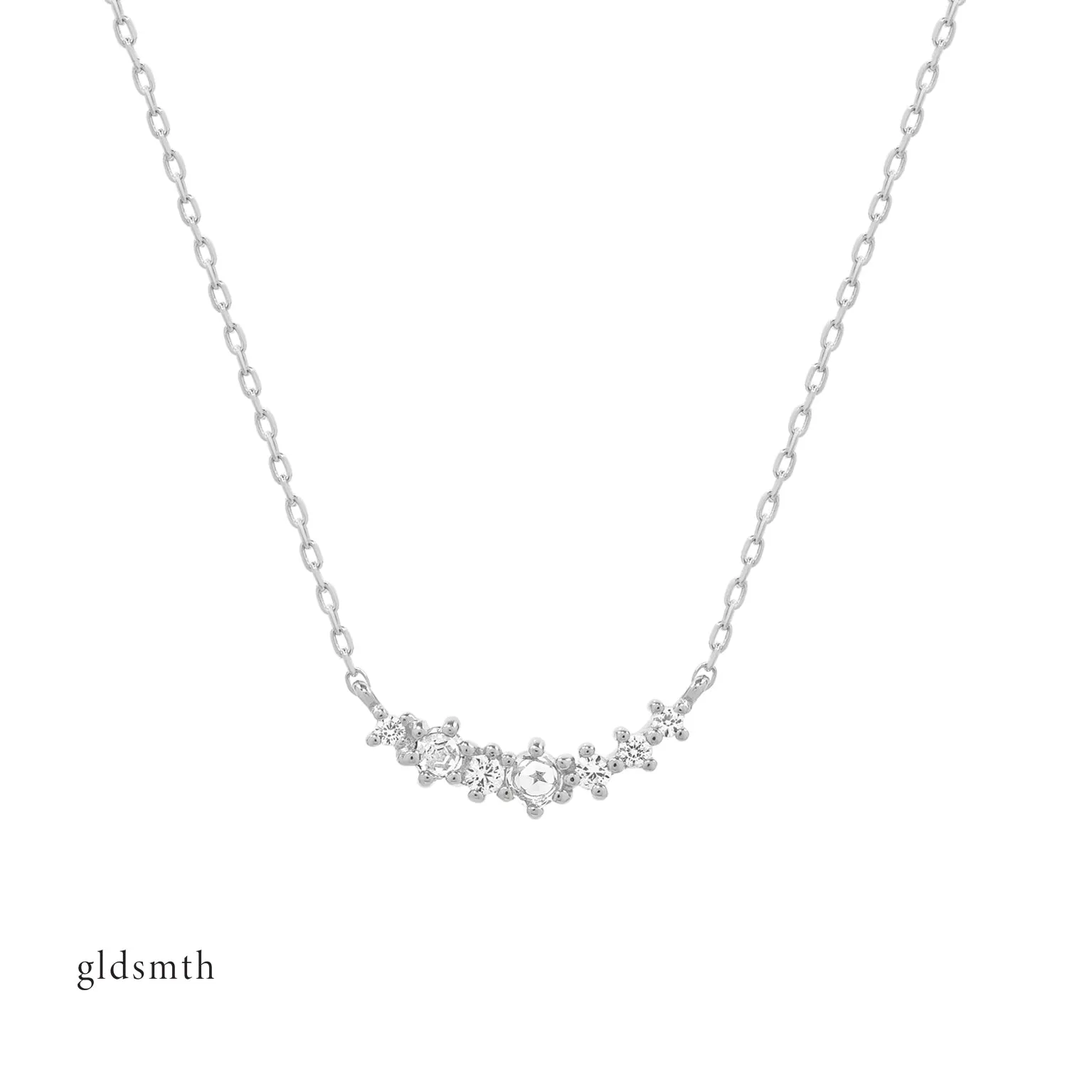 14k White Gold Marceline Necklace