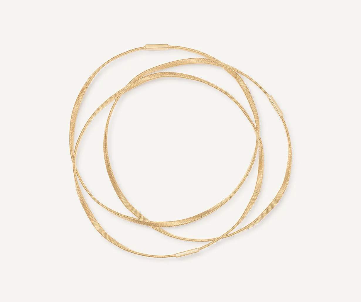 18K Yellow Gold 3-Strand Bangle