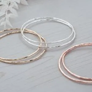 ABUNDANCE BANGLE BRACELET SET ( 3 COLORS)