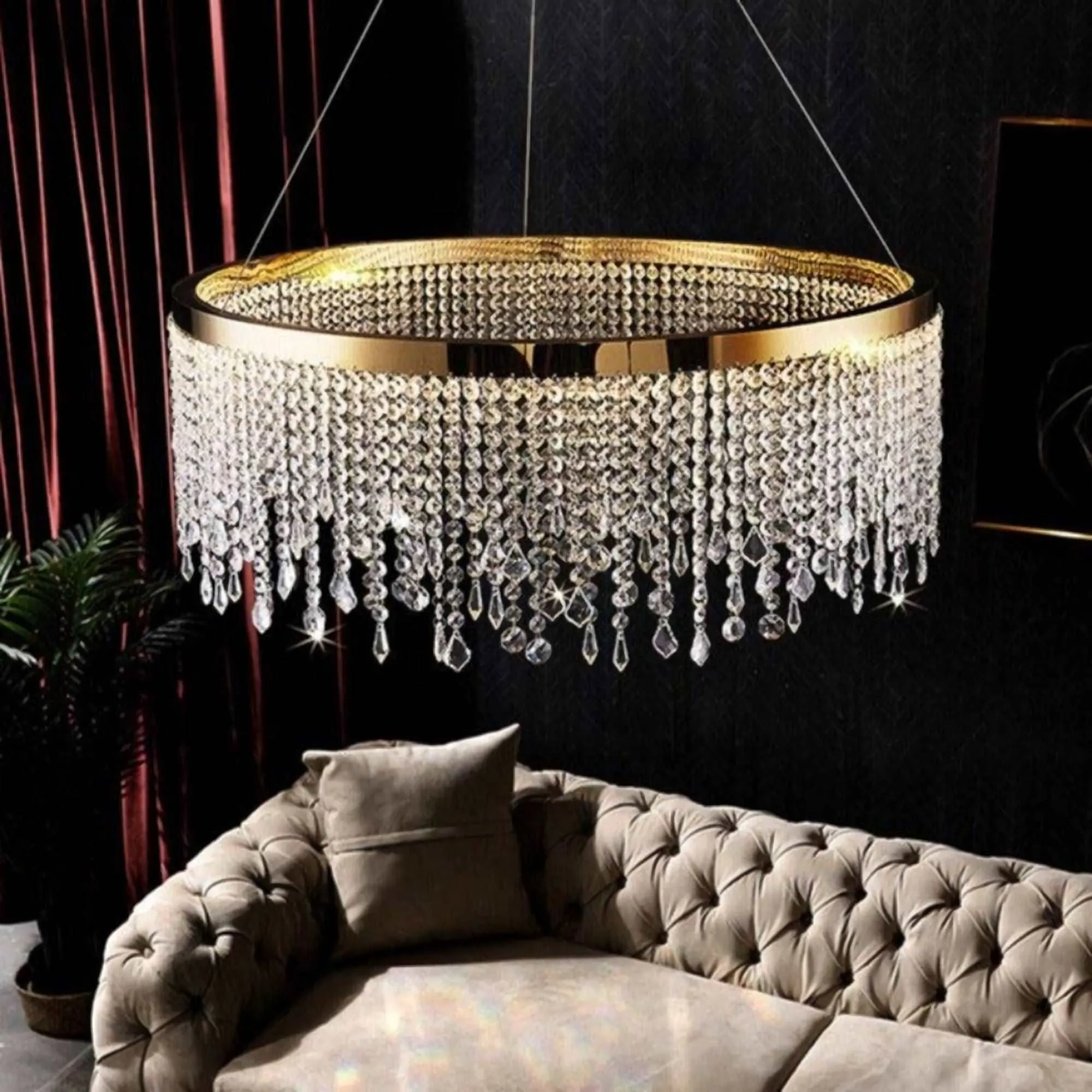 Adena Crystal Chandelier