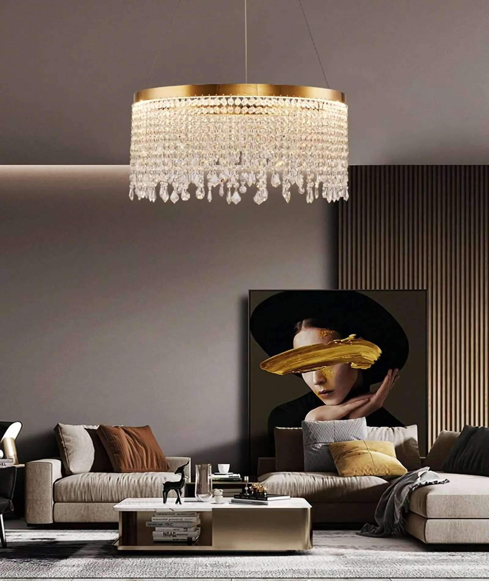 Adena Crystal Chandelier