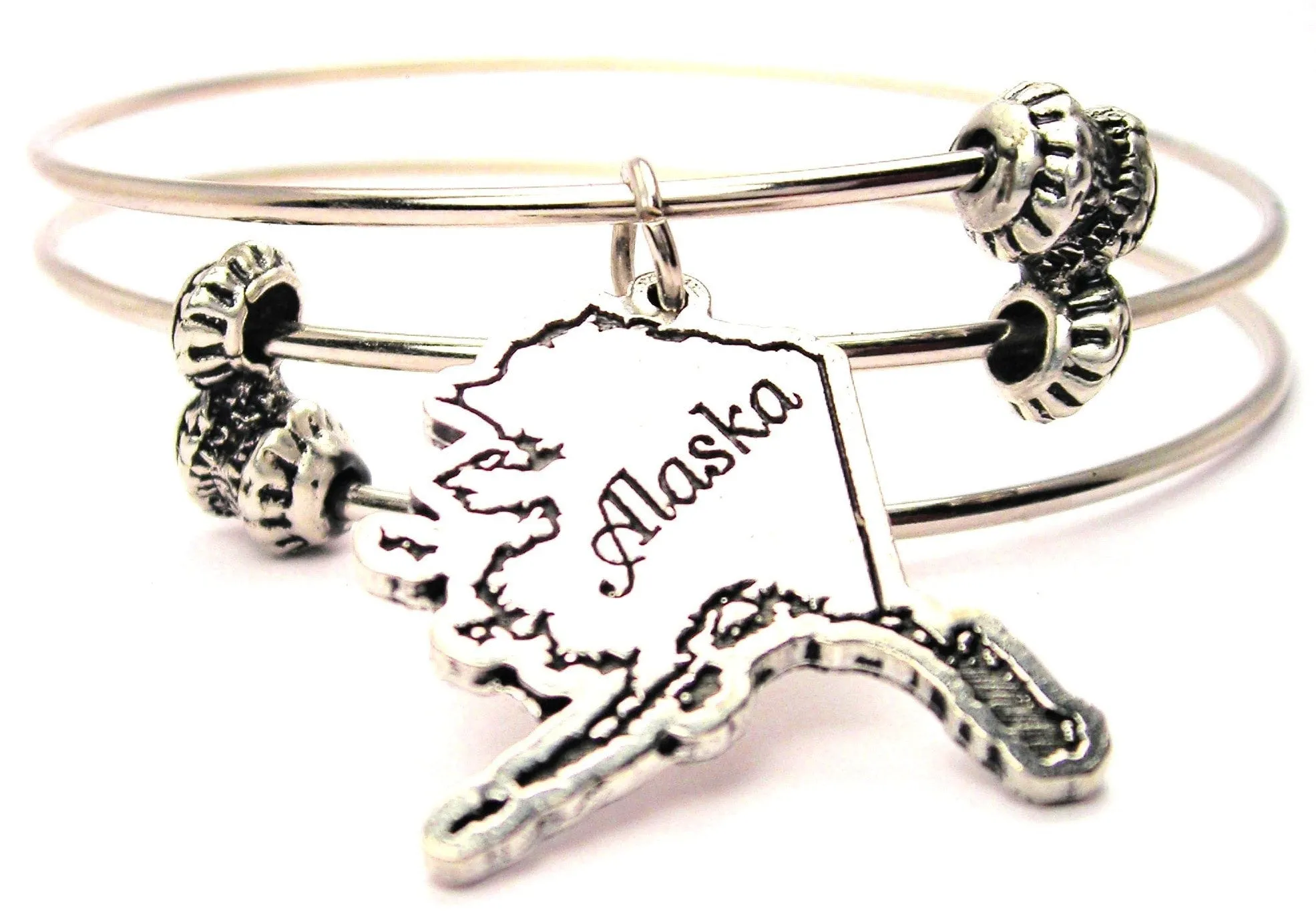 Alaska Triple Style Expandable Bangle Bracelet