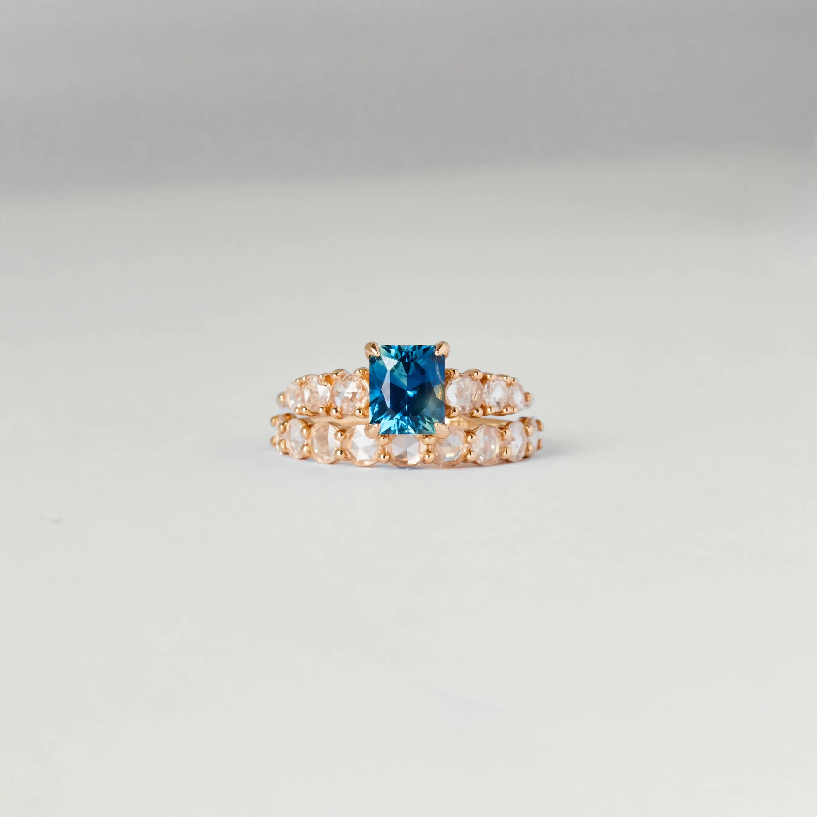 amazed one-of-a-kind - 14k yellow gold, blue sapphire -AC