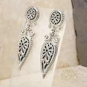 Anthemion Drop Earrings