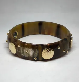 Ashley Pittman Mbingu Bangle in Mixed Horn