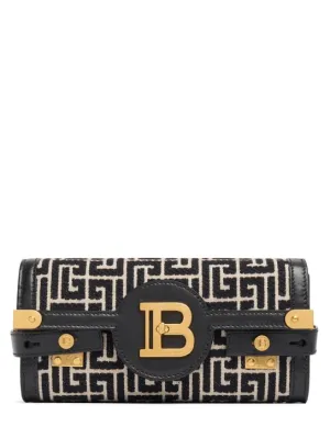 Balmain   BBuzz 23 Monogram jacquard clutch 