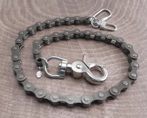 Bike Chain Wallet Chain Camo Brown