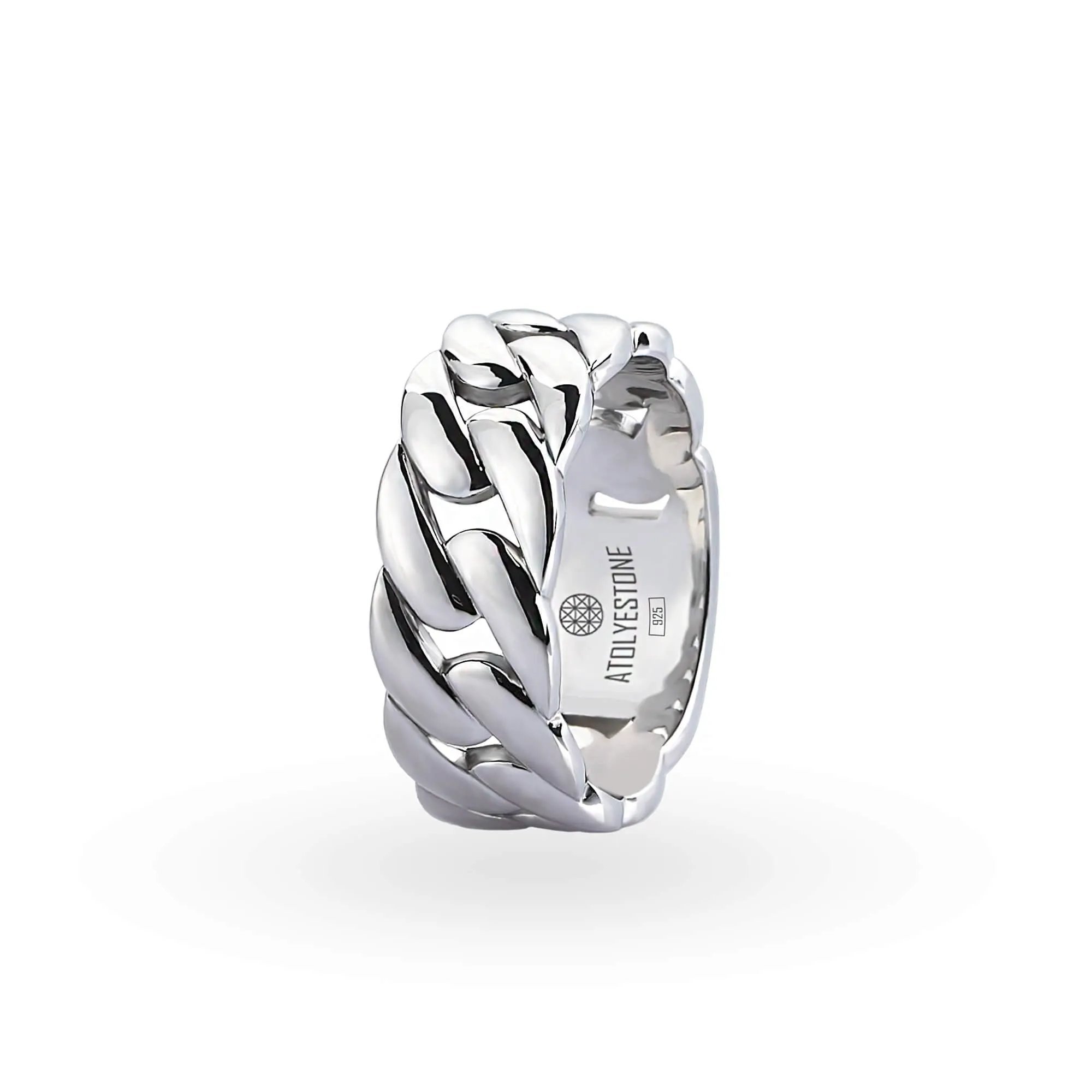 Chain Ring - Solid Silver