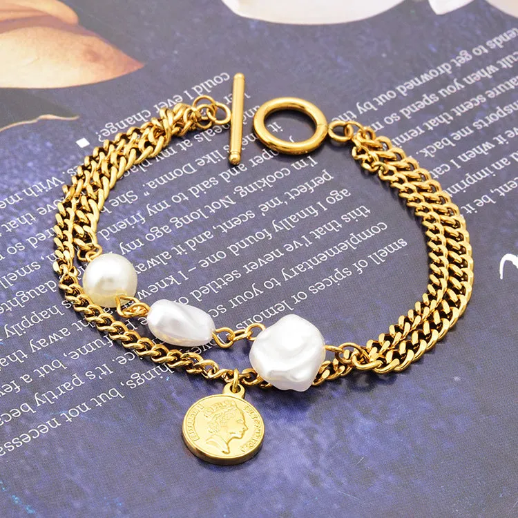 Chunky Coin Bracelet