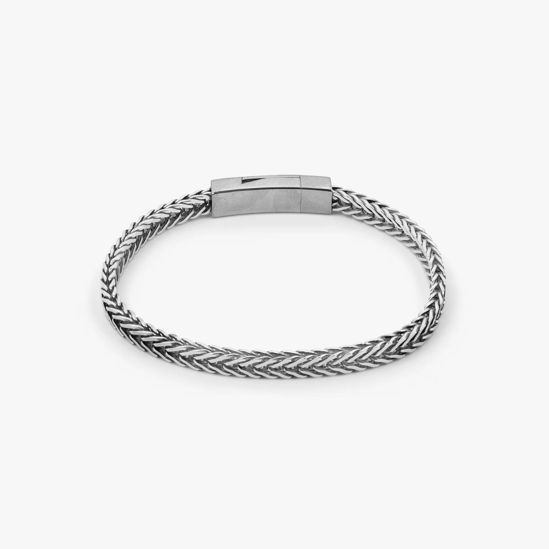 Coda Di Volpe Bracelet In Oxidised Silver