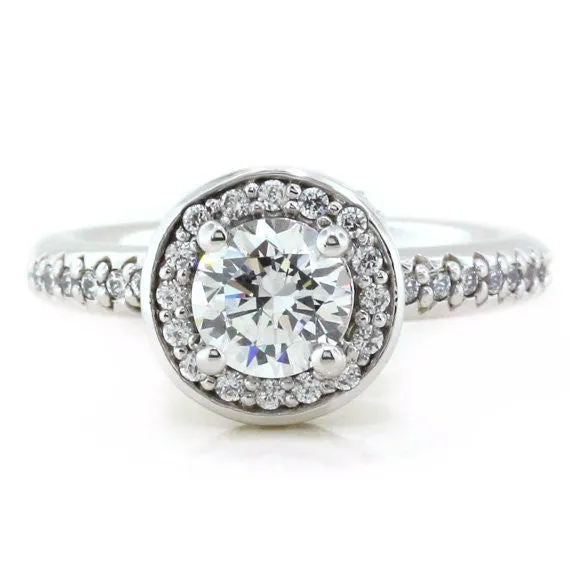 Diamond Halo Engagement Ring - Out of This World