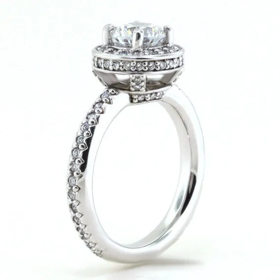 Diamond Halo Engagement Ring - Out of This World