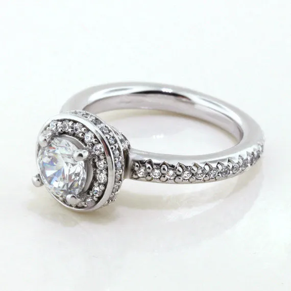 Diamond Halo Engagement Ring - Out of This World