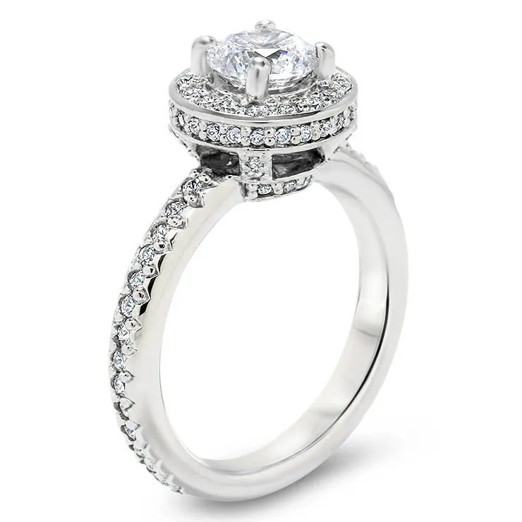 Diamond Halo Engagement Ring - Out of This World