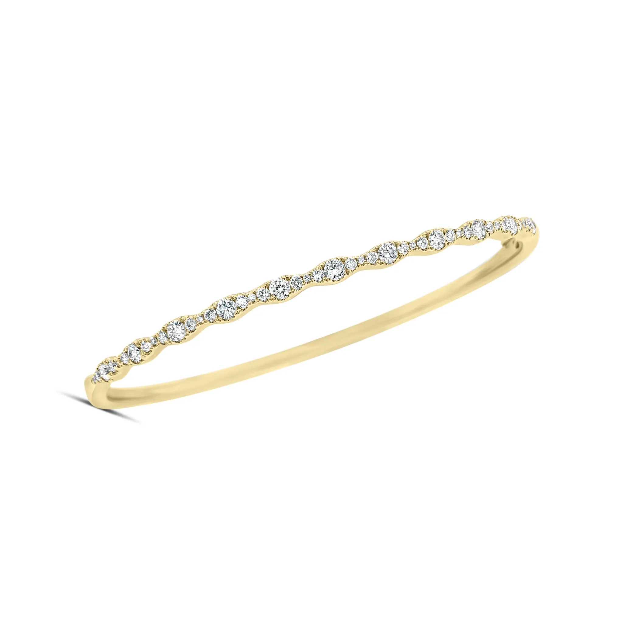 Diamond Ripple Bangle