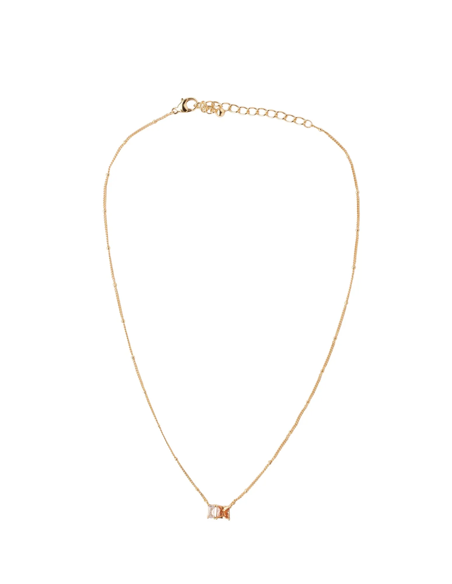 Elly Lou Celestial Necklace- Rose Beige