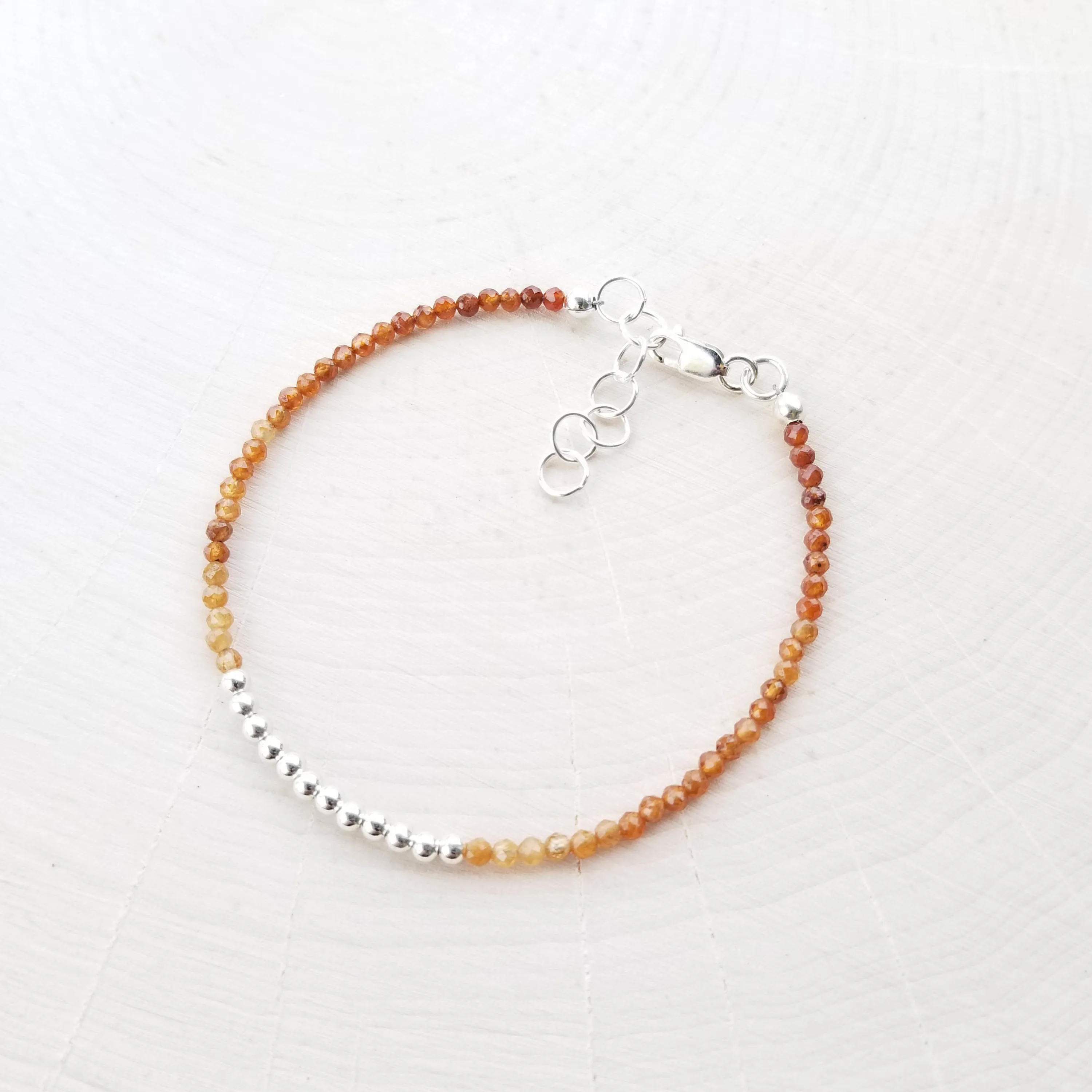 Essential Energy Bracelet - Hessonite Garnet