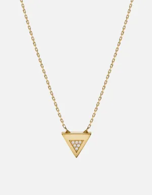 Faction Necklace, Gold Vermeil/Sapphire