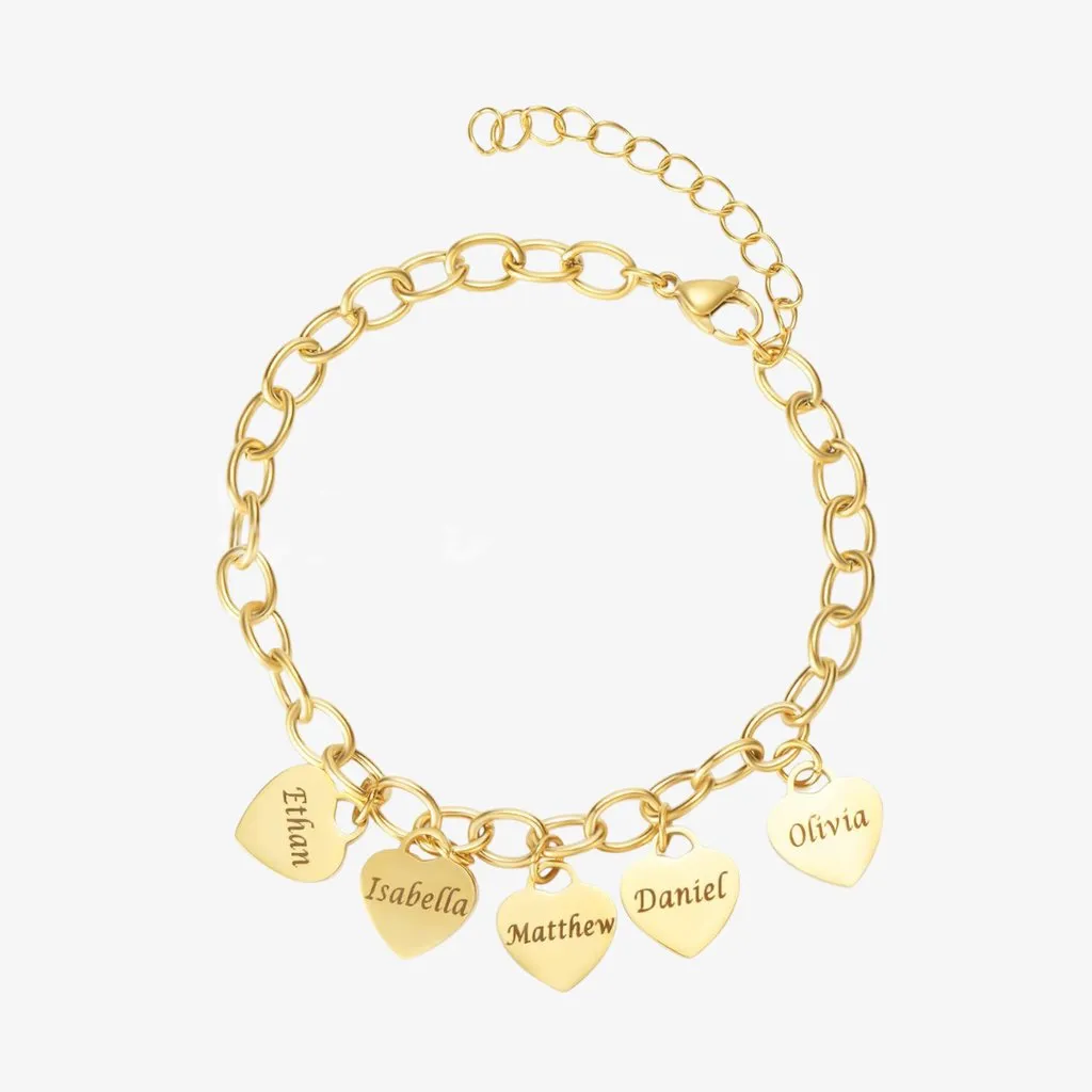 Family -  Family Name - Personalized Bracelet