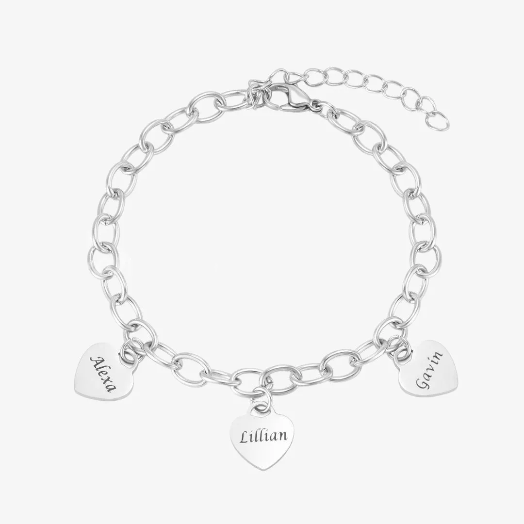 Family -  Family Name - Personalized Bracelet