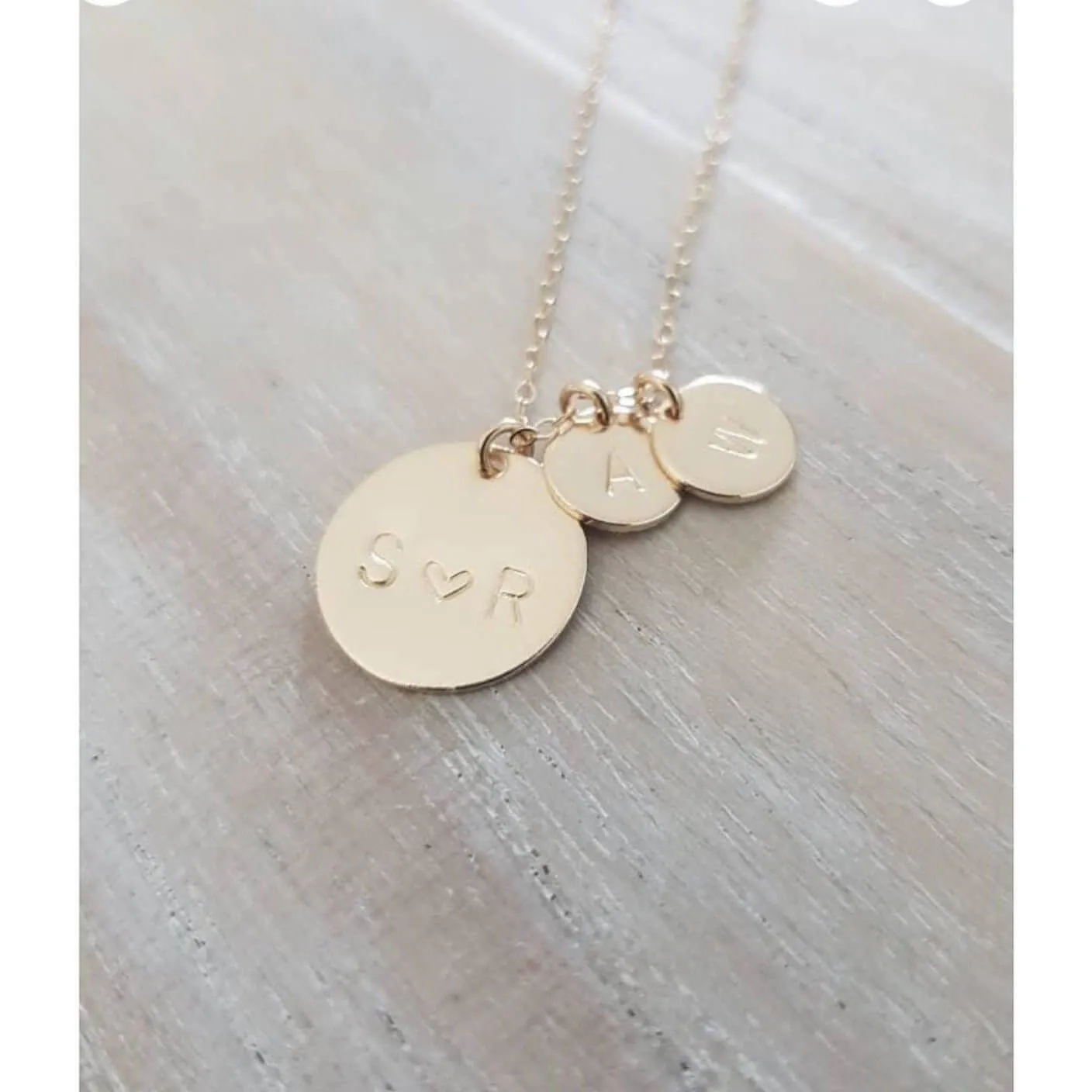 Family Personalised Discs Necklace