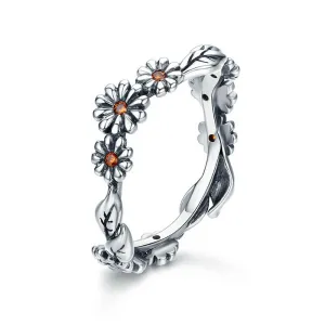 Flower Crown of Daisies Ring