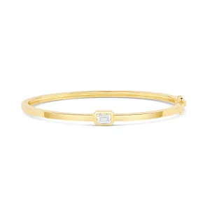 Full Solid Diamond Mixed Shape Bangle