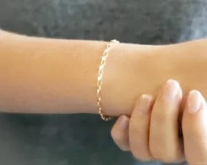 Gold Link Bracelet