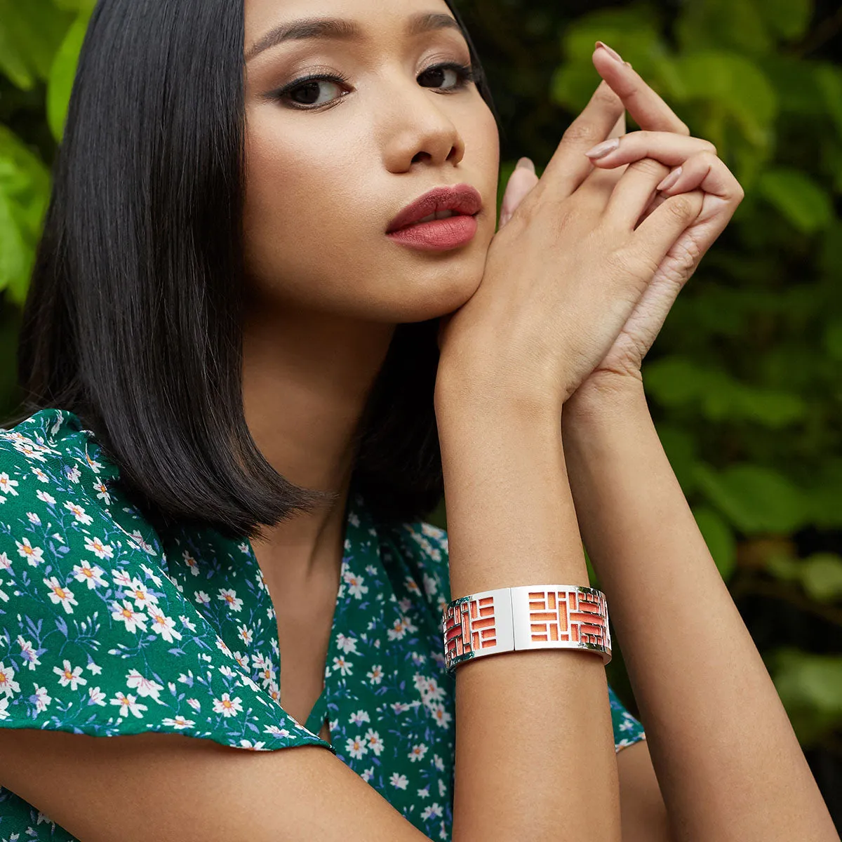 Huế Bangle - Sunset Orange