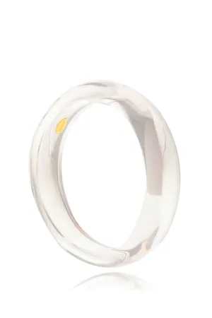 ISHARYA STRADIA Transparent Resin Bangle Bracelet