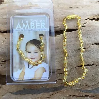 Little Smiles Amber Necklace (33 - 35 cm)