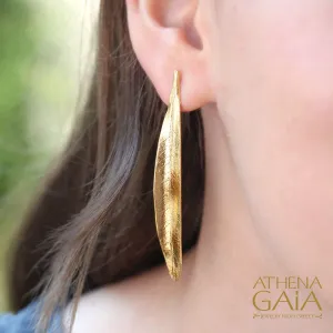 Long Leaf Earrings