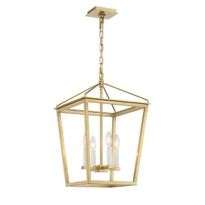 Lucent 4 Light Lantern - Aged Brass - Small