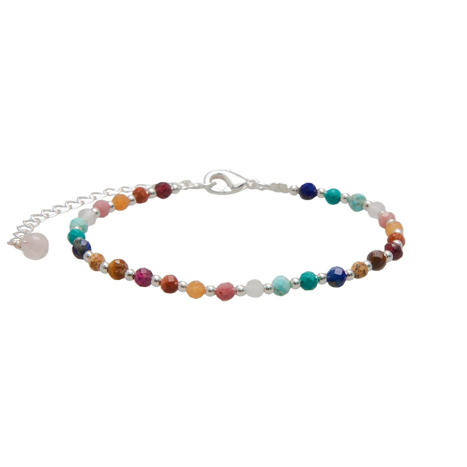 Master Healer 3mm   2mm Layered Bracelet Stack