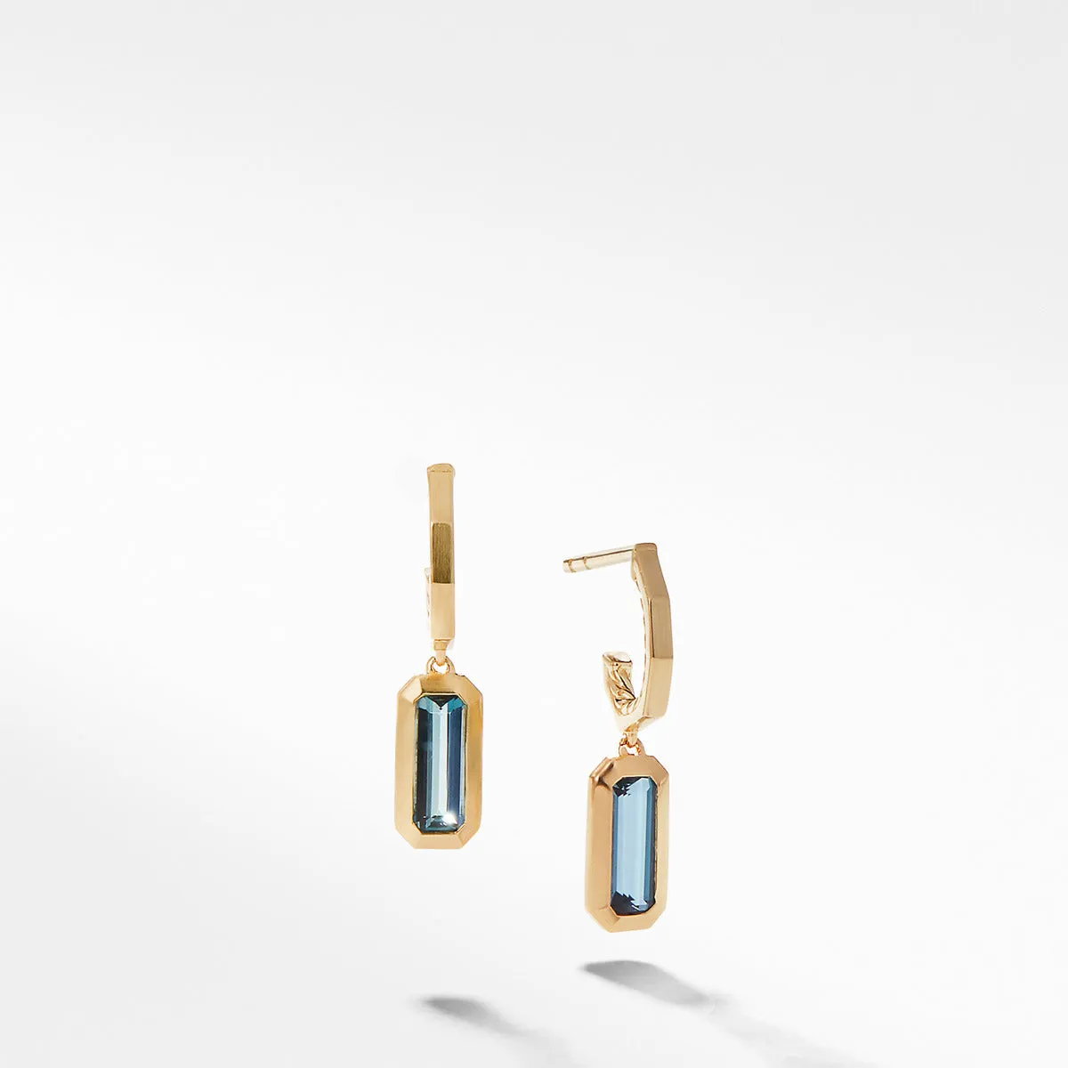 Novella Hoop Earrings in Hampton Blue Topaz