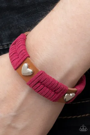 Paparazzi Bracelet ~ Lusting for Wanderlust - Pink