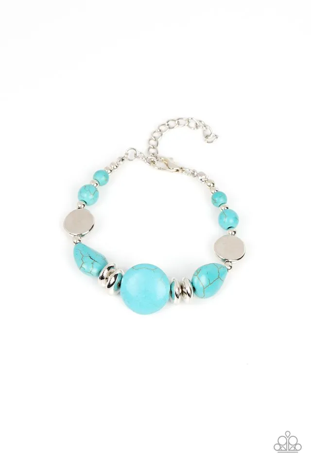 Paparazzi Bracelet ~ Mesa Vista - Blue