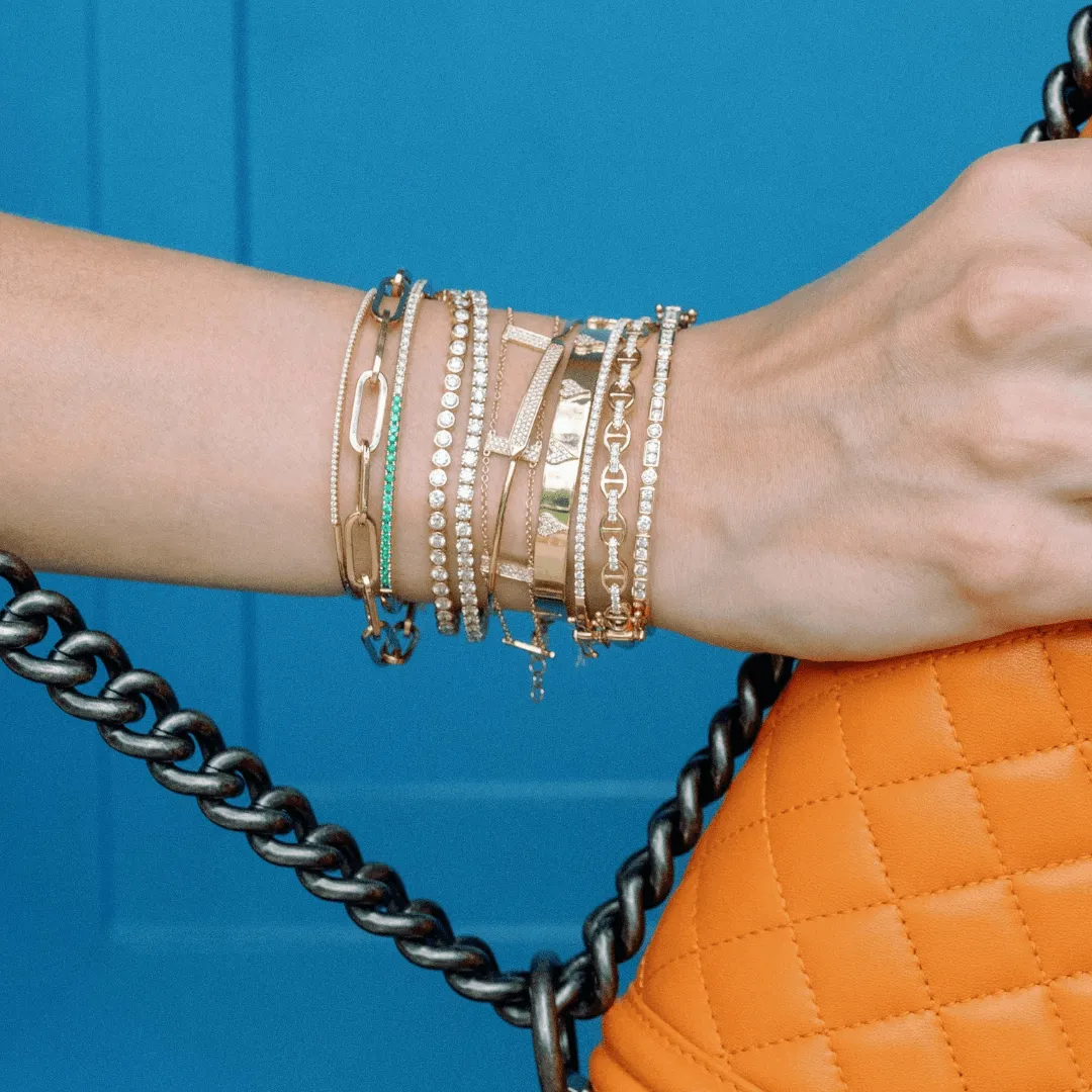 Paper Clip Chain Bracelet