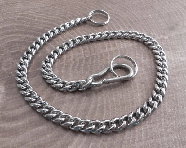 Pure Steel Smooth Leash - Necklace