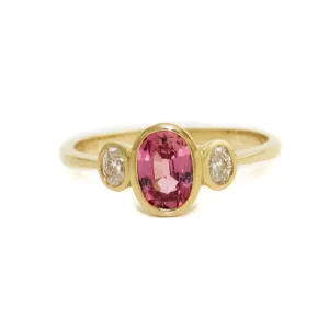 "Irina" Padparadscha Sapphire Ring