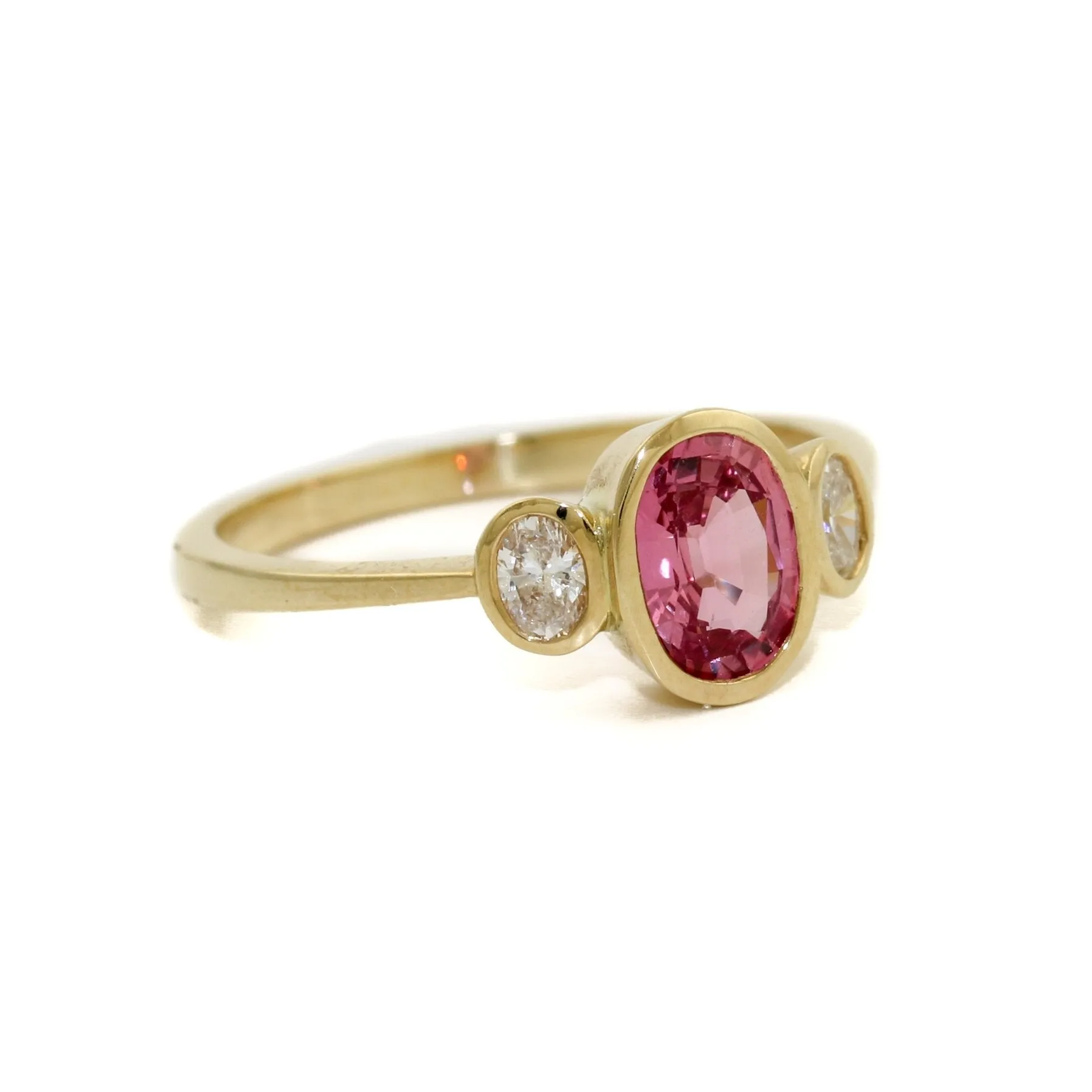 "Irina" Padparadscha Sapphire Ring