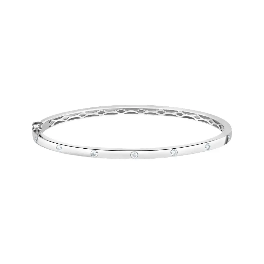 Seven Dot Diamond Bangle