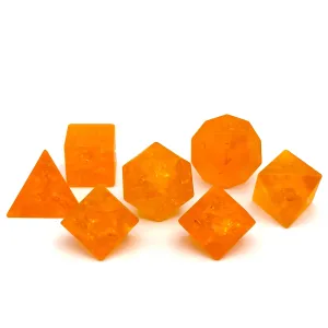 Shattered Frosted Zircon Orange - Raised