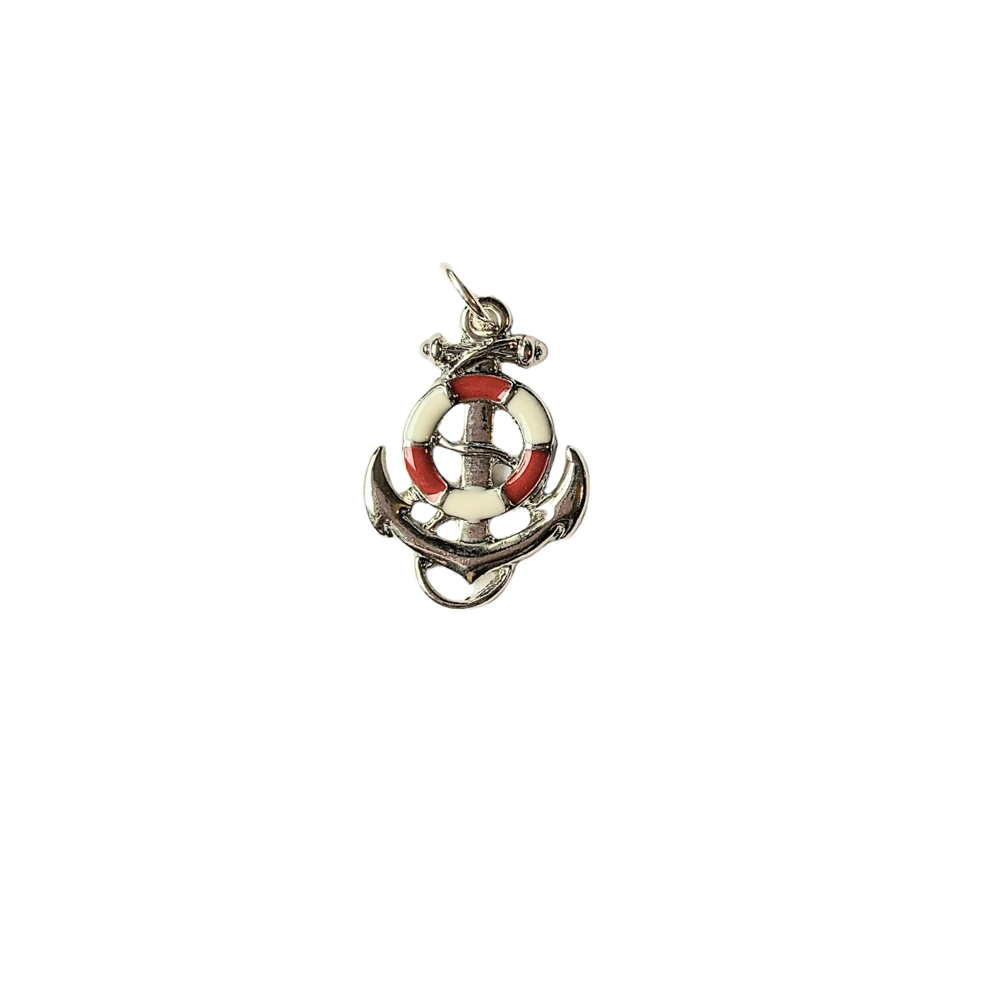 Silver Anchor Buoy Charm