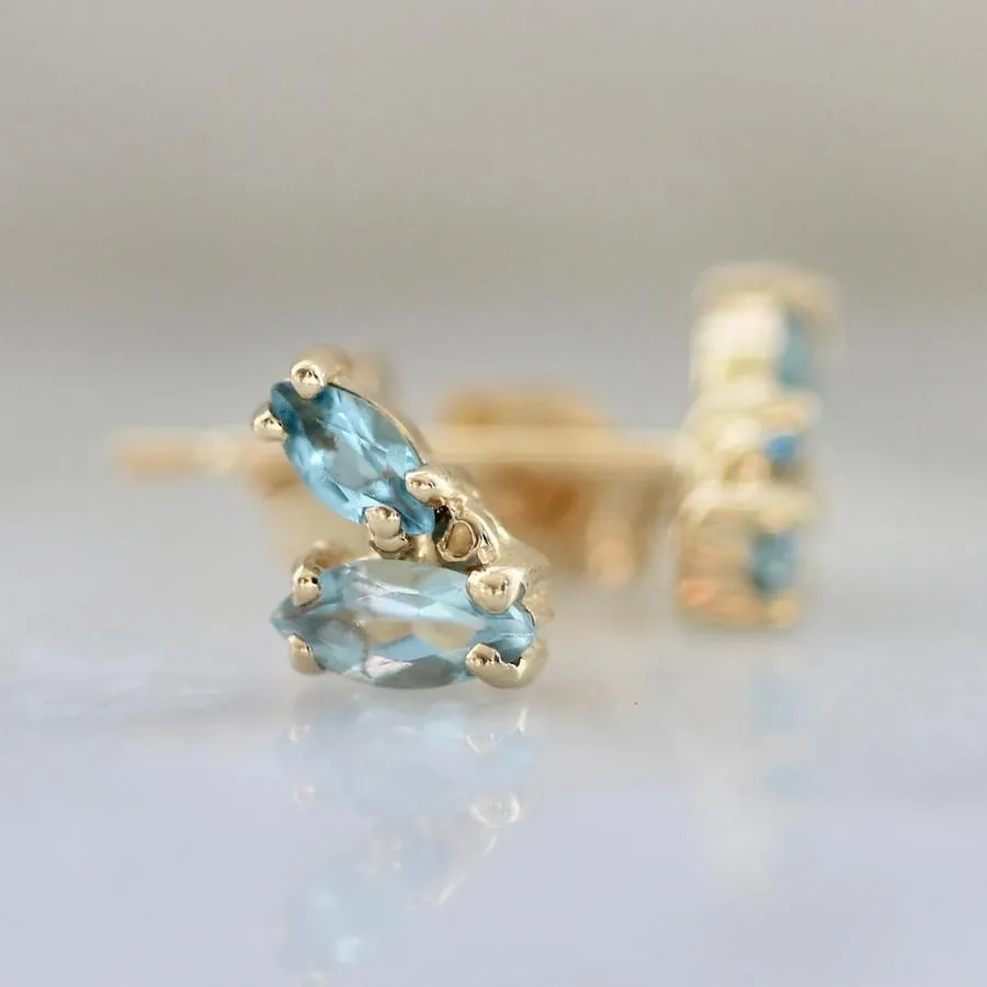 Sky High Light Blue Topaz Earrings