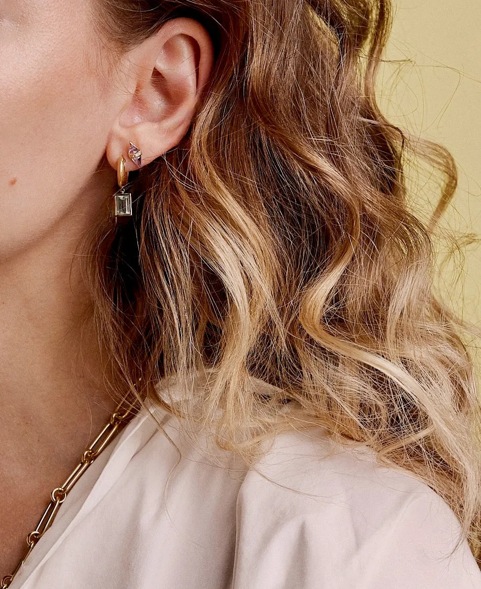 Solid Gold Pietra Studs