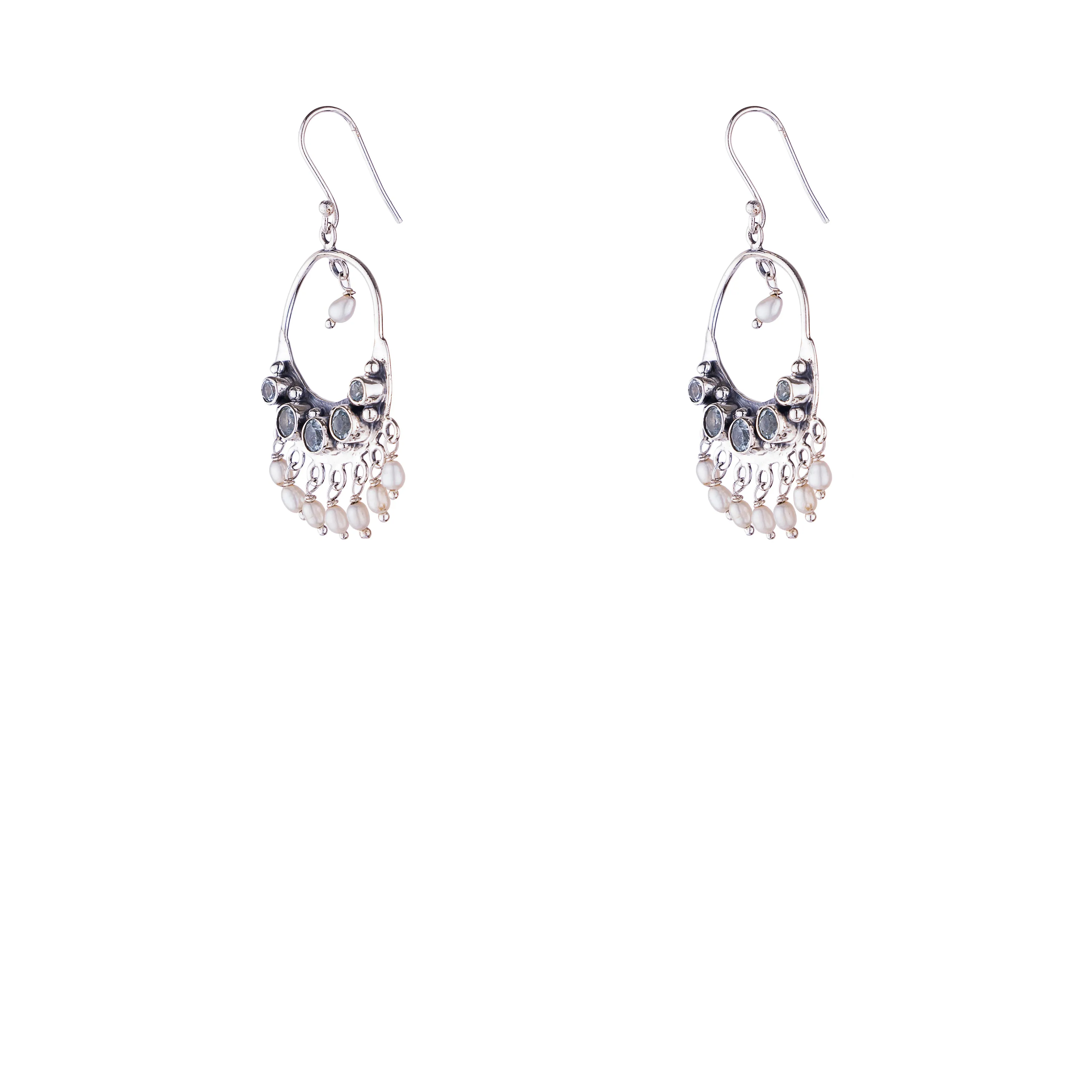 Talia Earrings, Sterling Silver