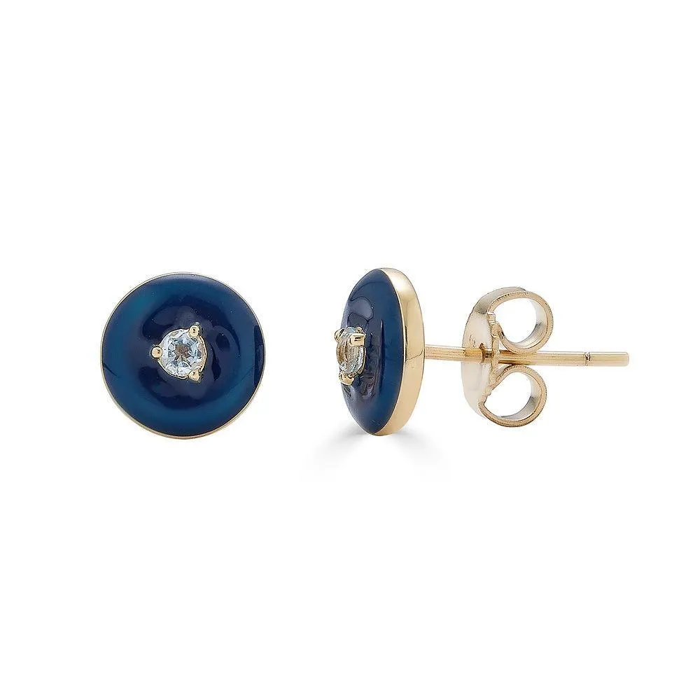 Topaz Earring Studs