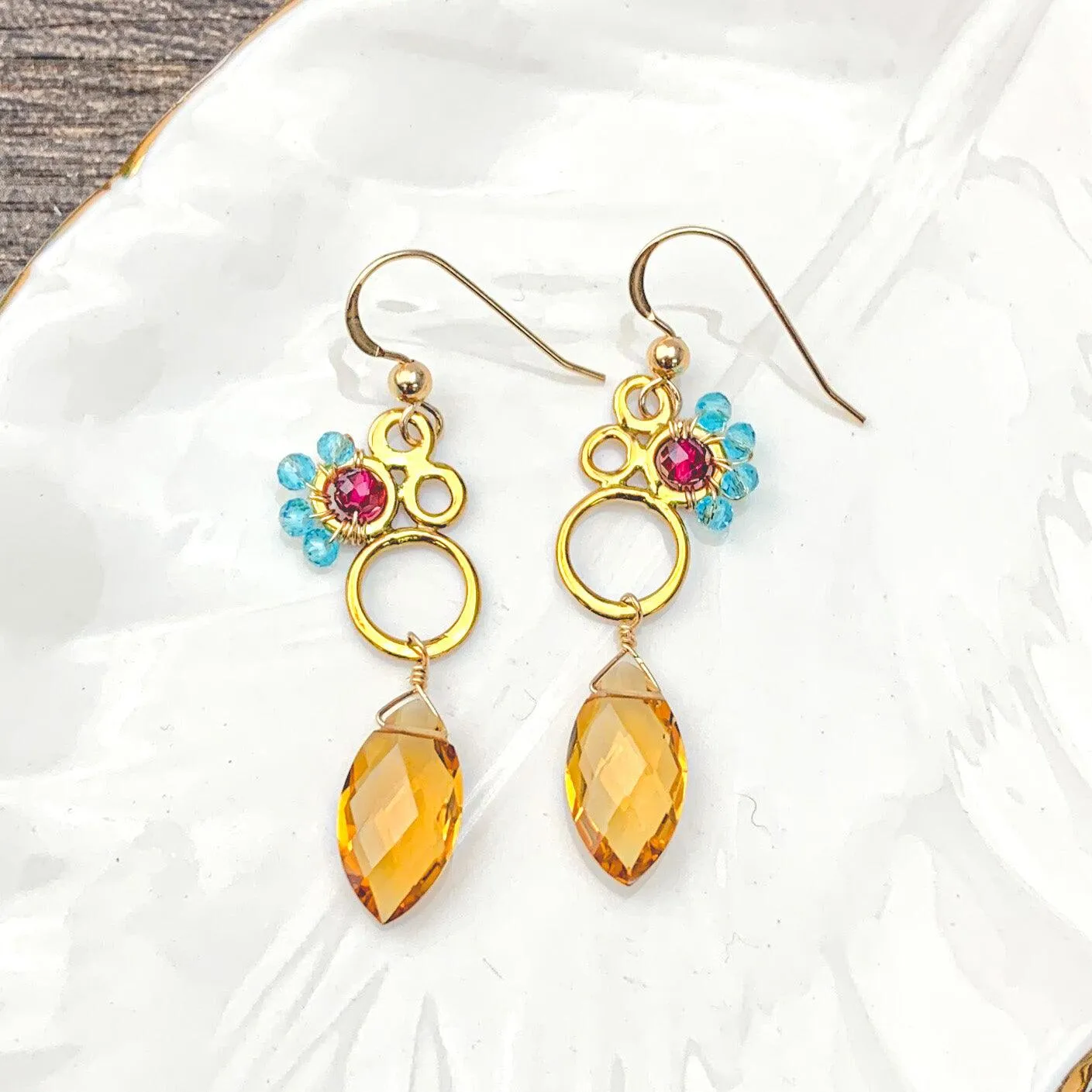 Ukraine 🇺🇦Fundraiser - Citrine Earrings